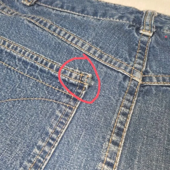 80s Classic Blue Mini Denim Skirt by Calvin Klein - Picture 4 of 4